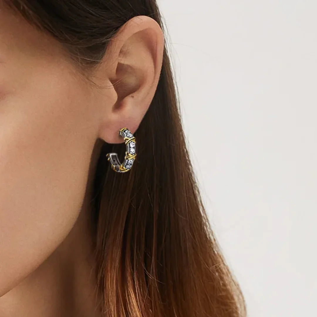 Brinco Xcellence Cravejado com Moissanite