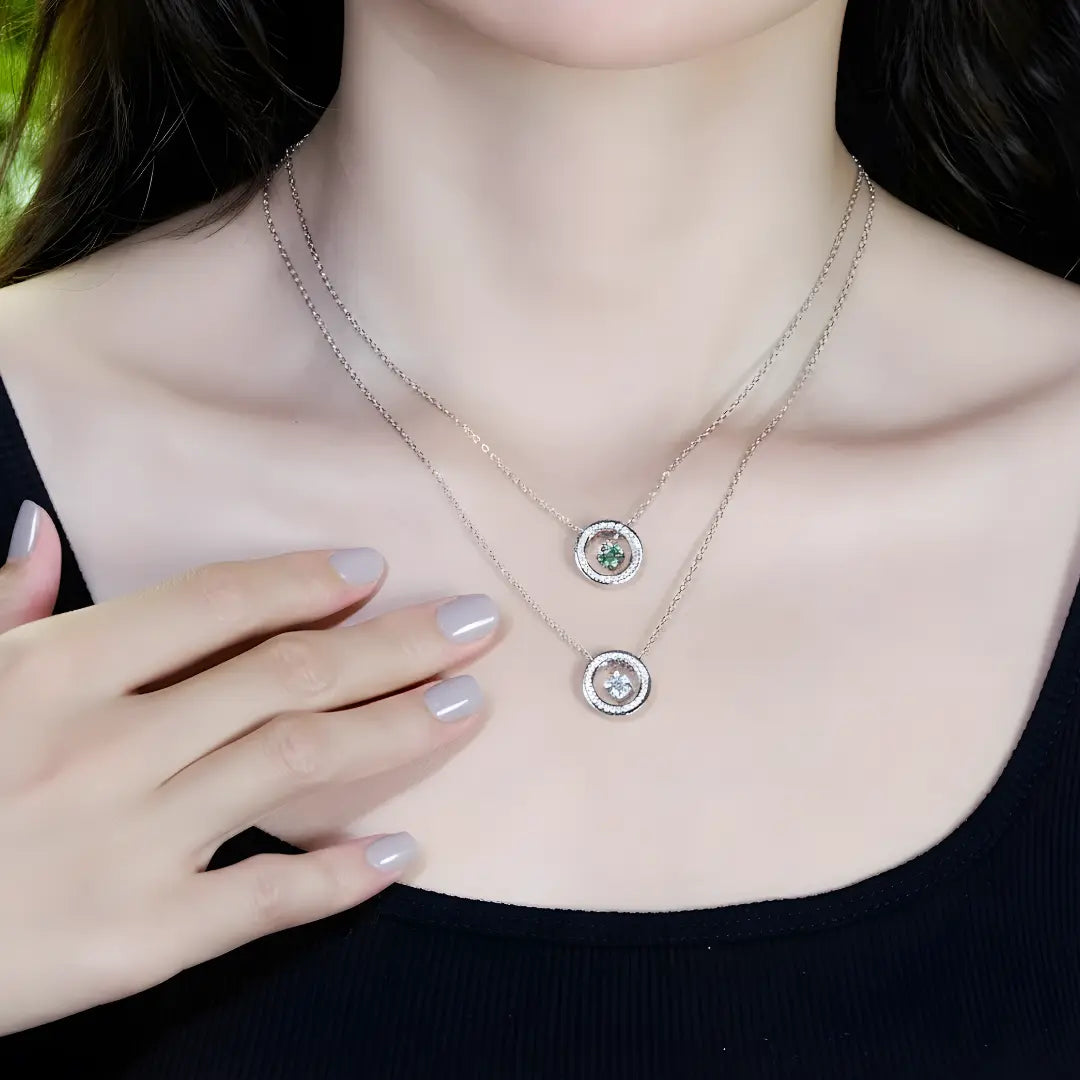 Colar Clarior Cravejado com Moissanite