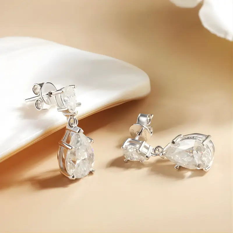Brinco Virel Moissanite Deluxe Gota