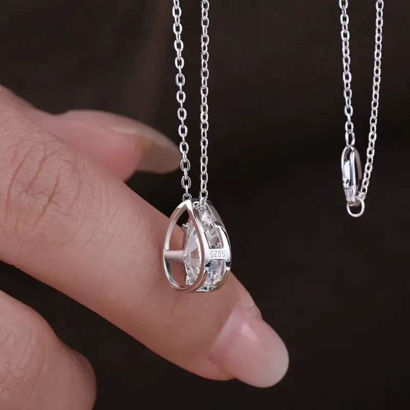 Colar Belize Moissanite Deluxe Gota