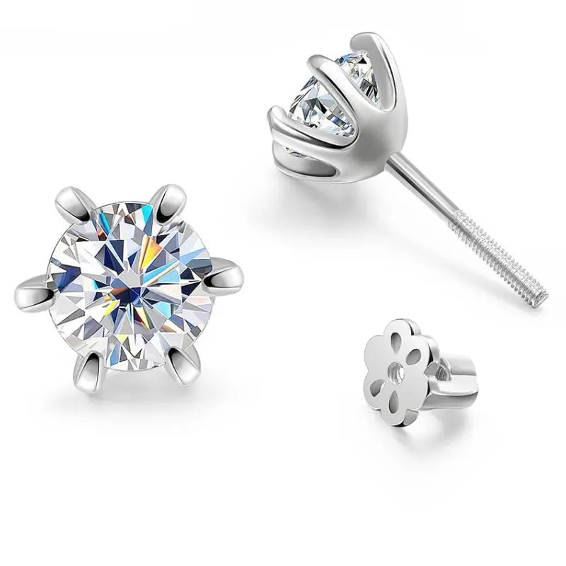 Brinco Lórien Ponto de Luz Moissanite Deluxe
