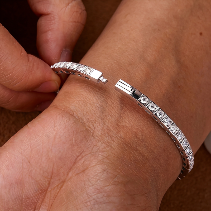 Pulseira Riviera Luxe em Moissanite