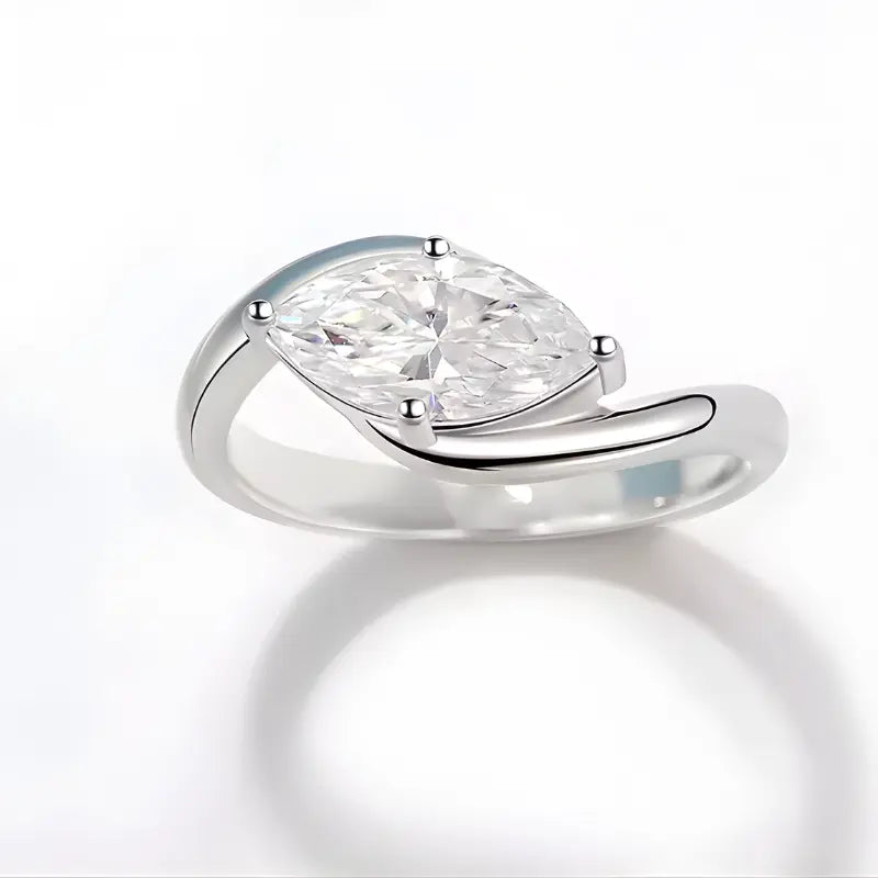 Anel Solitário Navelli Moissanite Deluxe 2CT