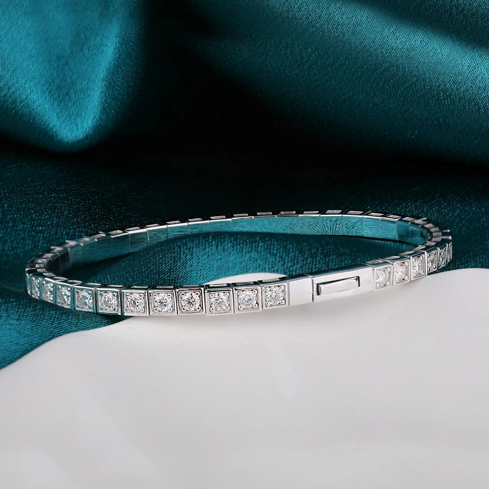 Pulseira Riviera Luxe em Moissanite