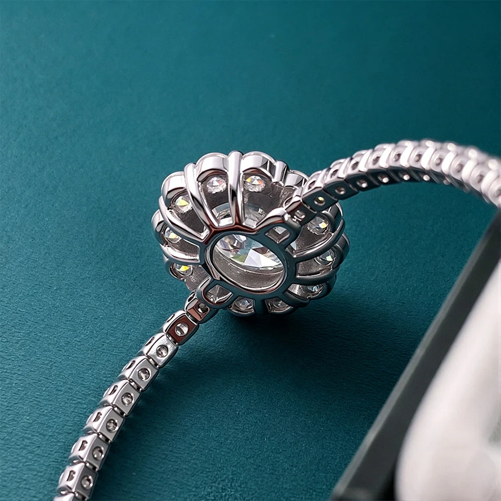 Pulseira Duchesse Cravejada Moissanite Deluxe