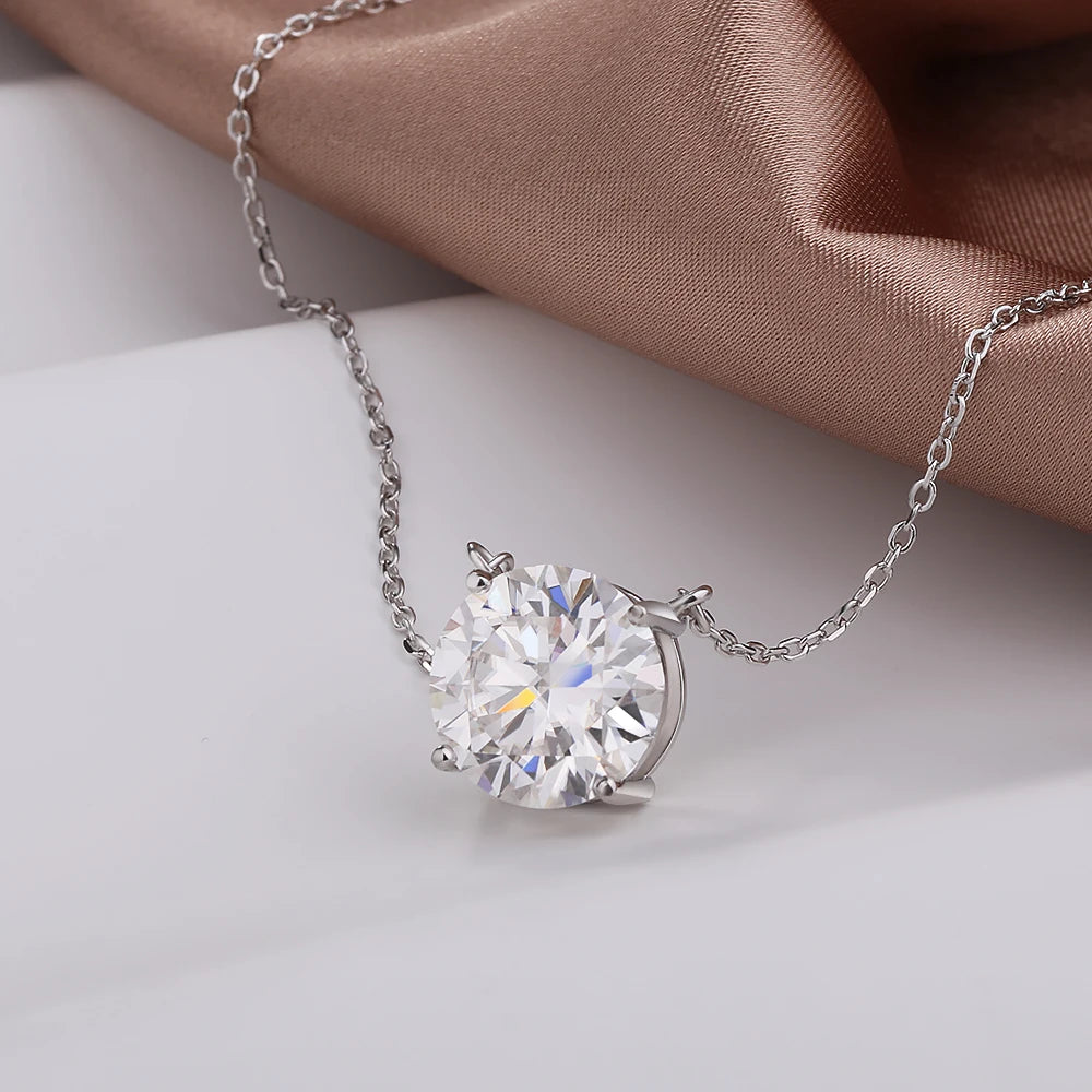 Colar Lina Ponto de Luz Moissanite Deluxe
