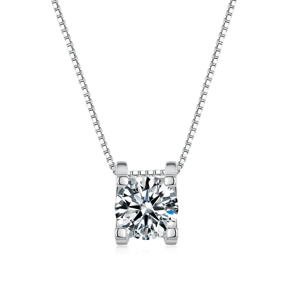 Colar Maddá Prata 925 Moissanite Deluxe 2Ct
