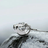 Colar Maddá com Pedra Moissanite 2Ct