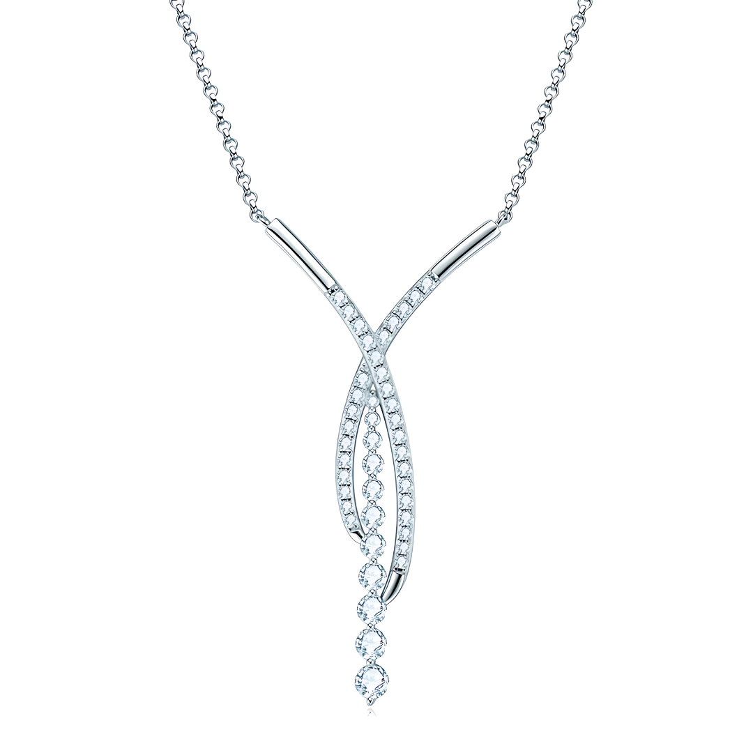 Colar Madalena Cravejado com Moissanite