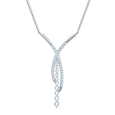 Colar Madalena Cravejado com Moissanite