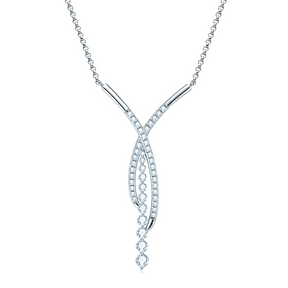 Colar Madalena Cravejado com Moissanite