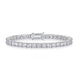 Pulseira Riviera Clássica com Moissanite 1Ct