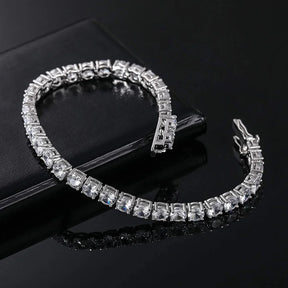 Pulseira Riviera Clássica com Moissanite 1Ct