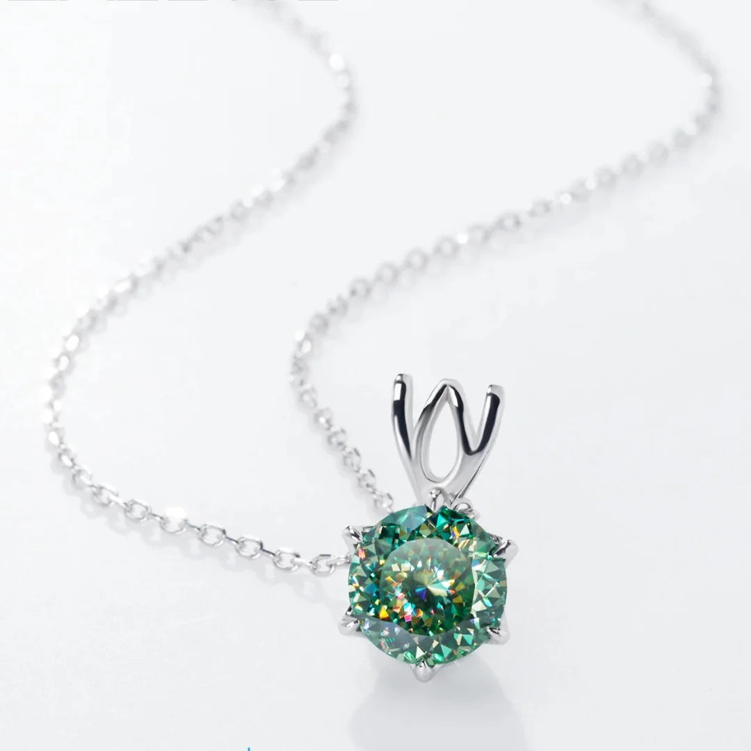 Colar Prestige com Moissanite 3Ct Ciano Natural Portuguese