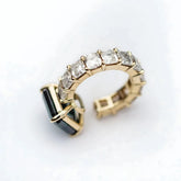 Anel Duquesa em Ouro 18k com Moissanite 8Ct