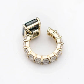Anel Duquesa em Ouro 18k com Moissanite 8Ct