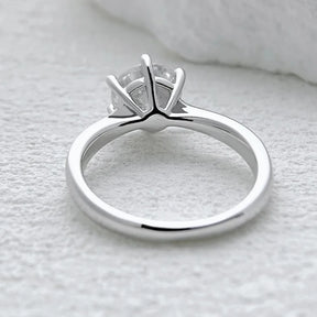 Anel Solitário New Love com Moissanite Central 1Ct