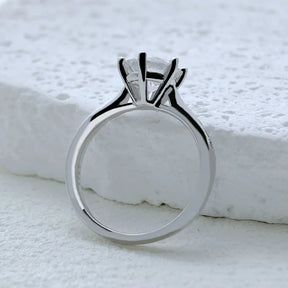 Anel Solitário New Love com Moissanite Central 1Ct