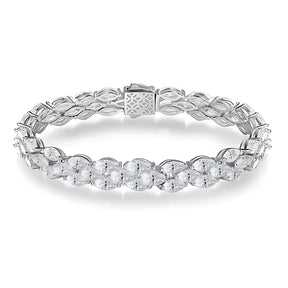 Pulseira Lux Royale Cravejada com Pedras Moissanite