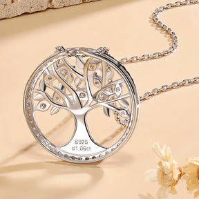 Colar Árvore da Vida Cravejado com Moissanite
