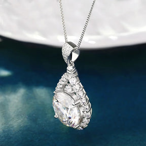 Colar Imperatriz com Moissanite 10Ct