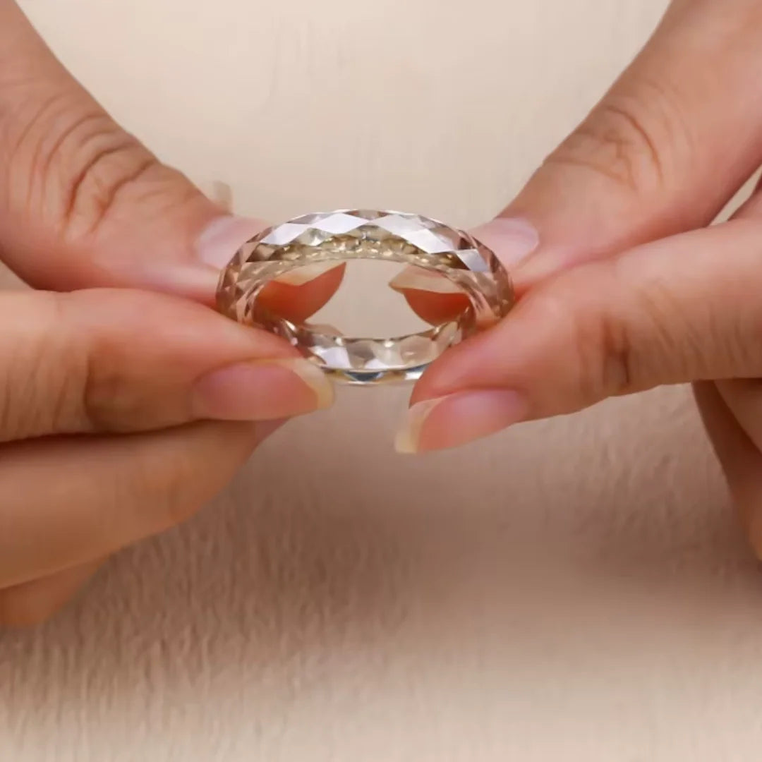 Anel Orvana 100% Moissanite