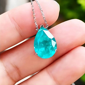 Colar Amavi com Pedra Paraiba YAG