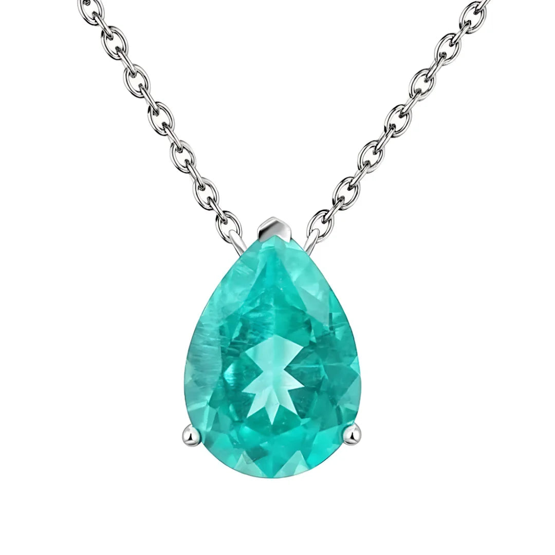 Colar Amavi com Pedra Paraiba YAG