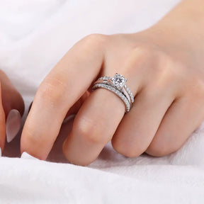 Anel Solitário Elowen com Moissanite 1Ct