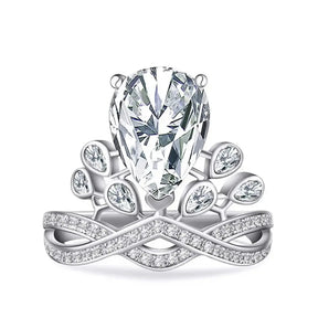 Anel Imperiale com Moissanite Gota 5Ct