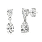Brinco Virel Moissanite Deluxe Gota 3Ct