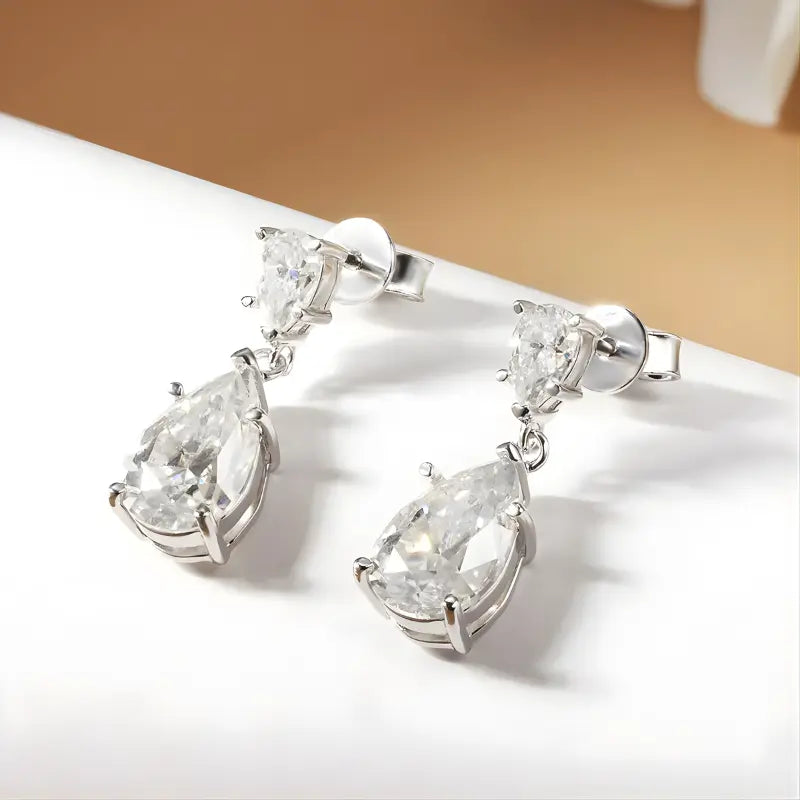 Brinco Virel Moissanite Deluxe Gota