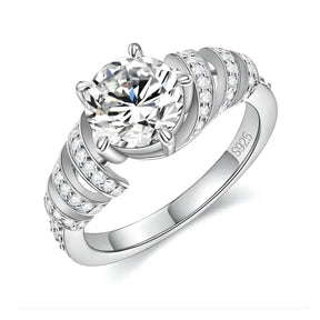 Anel Solitário Enlace Moissanite Deluxe 1,5CT