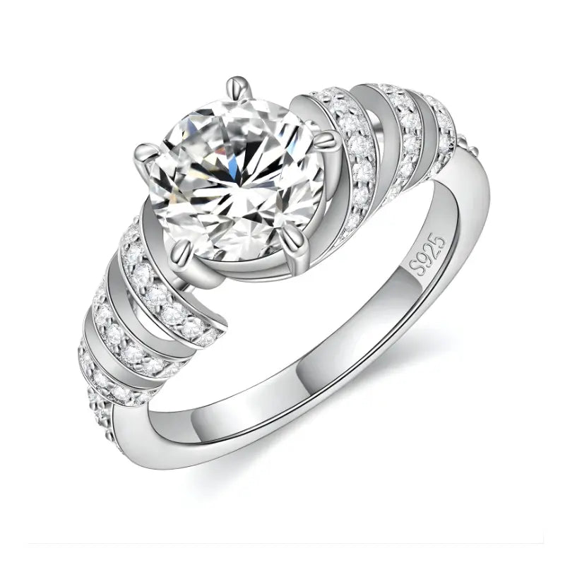 Anel Solitário Enlace Moissanite Deluxe 1,5CT