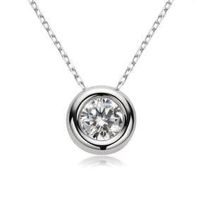 Colar Orbé Prata 925 Moissanite Deluxe