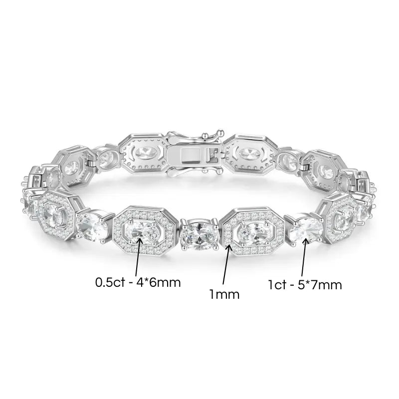 Pulseira Impéria Moissanite Deluxe