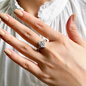 Anel Lorienne Moissanite Marquise Deluxe 2CT