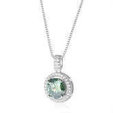 Colar Oceane Prata 925 Moissanite Deluxe 2CT