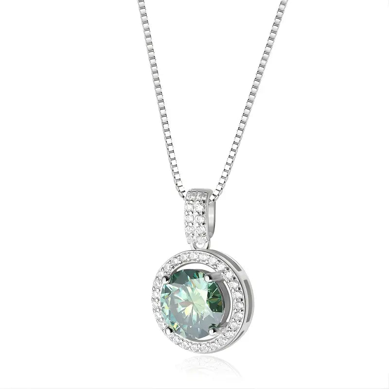 Colar Oceane Prata 925 Moissanite Deluxe 2CT