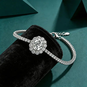 Pulseira Duchesse Cravejada Moissanite Deluxe