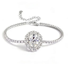 Pulseira Duchesse Cravejada Moissanite Deluxe