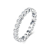 Anel Éclisse Cravejado Moissanite Deluxe