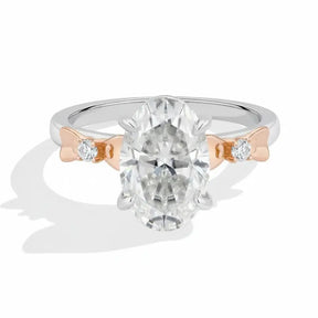 Anel Solitário Évora Moissanite Deluxe Oval 4,5CT