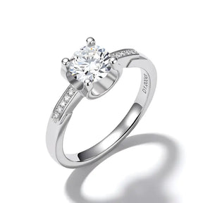 Anel Altis Prata 925 Moissanite Deluxe
