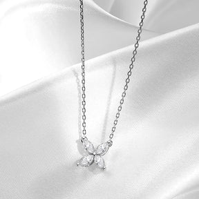 Colar Flor Estrela com Moissanite