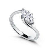 Anel Solitário Navelli Moissanite Deluxe 2CT