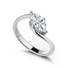 Anel Solitário Navelli Moissanite Deluxe 2CT