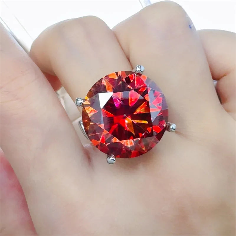 Anel La Belle com Moissanite 20Ct