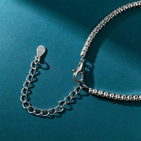 Pulseira Duchesse Cravejada Moissanite Deluxe