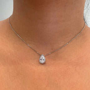 Colar Belize Moissanite Deluxe Gota